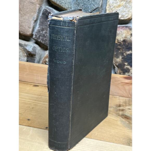 Vintage Physical Optics Book by Robert Wood. 1929? Physics. John Hopkins H/C - Picture 1 of 9